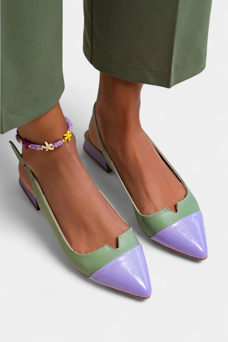 Grazia Multicolored Pointed Sandals
