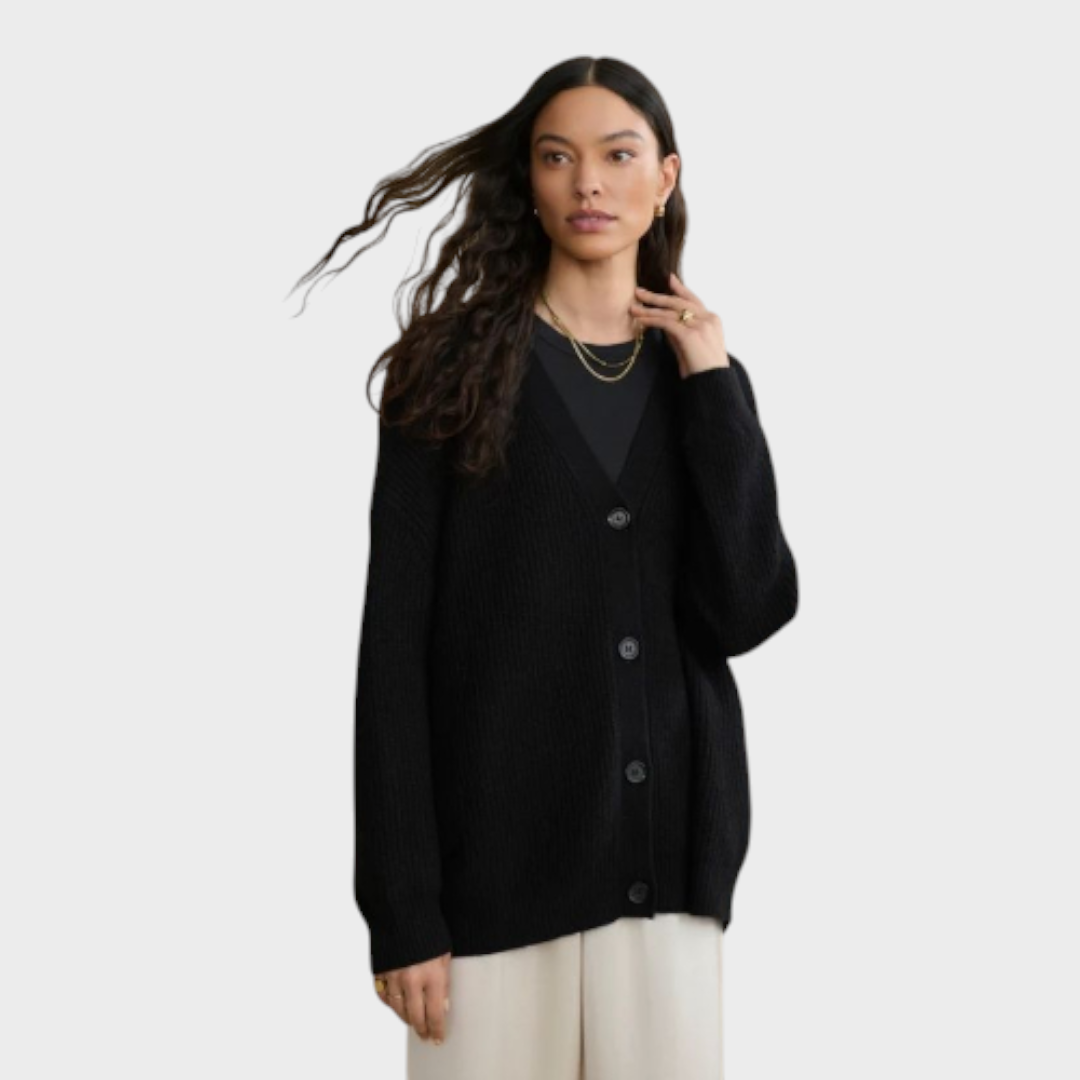 Maureen | Cocoon cashmere cardigan