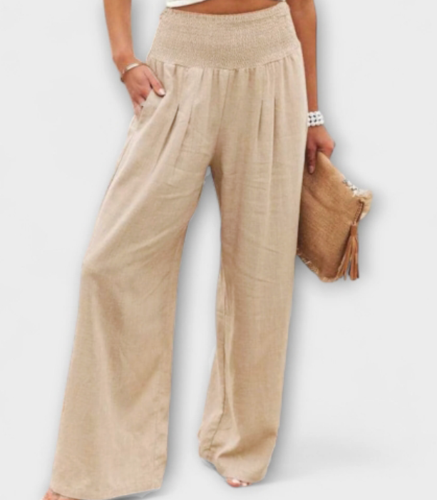 Thearya - Loose and casual linen pants