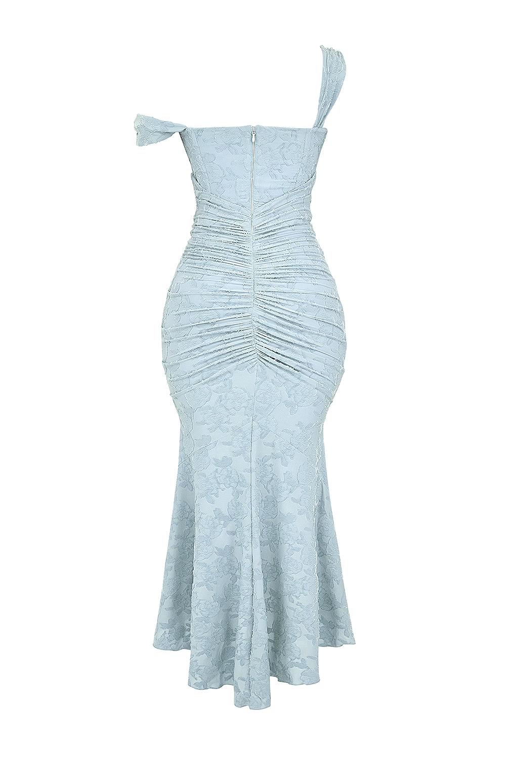 Bella | Blue bell floral maxi dress