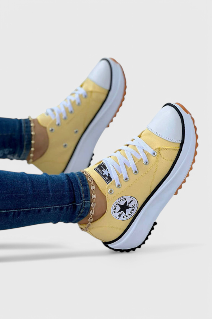 Taya Chunky Canvas Sneakers