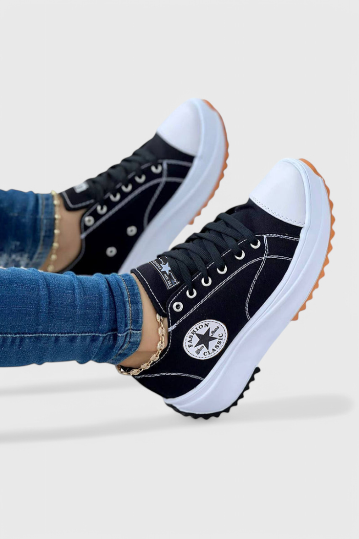 Taya Chunky Canvas Sneakers