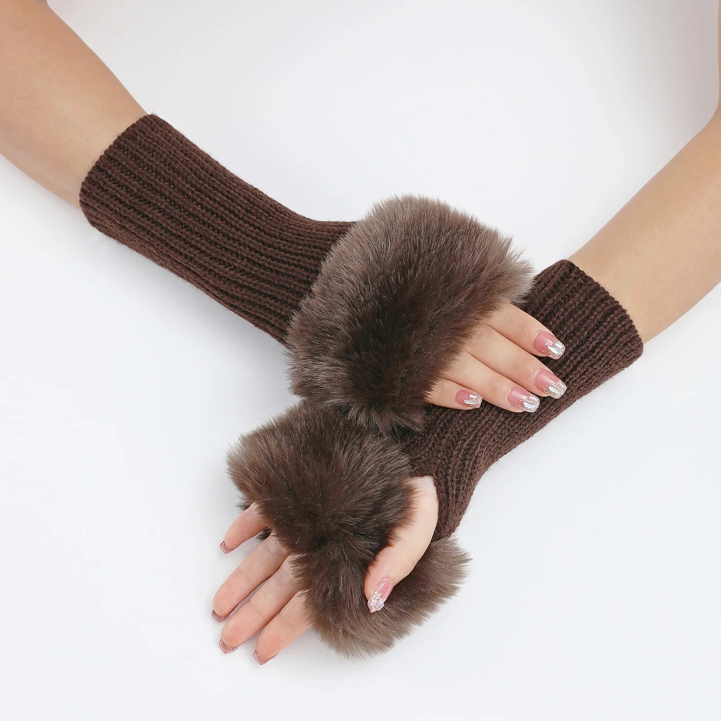 Jiria | Faux Fur Cuff Arm Warmers