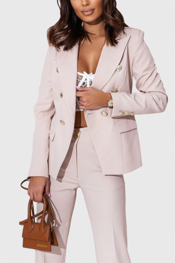 Rosalin Elegant Blazer and Pants Set