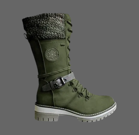 Carolina - Twist boots with side zipper