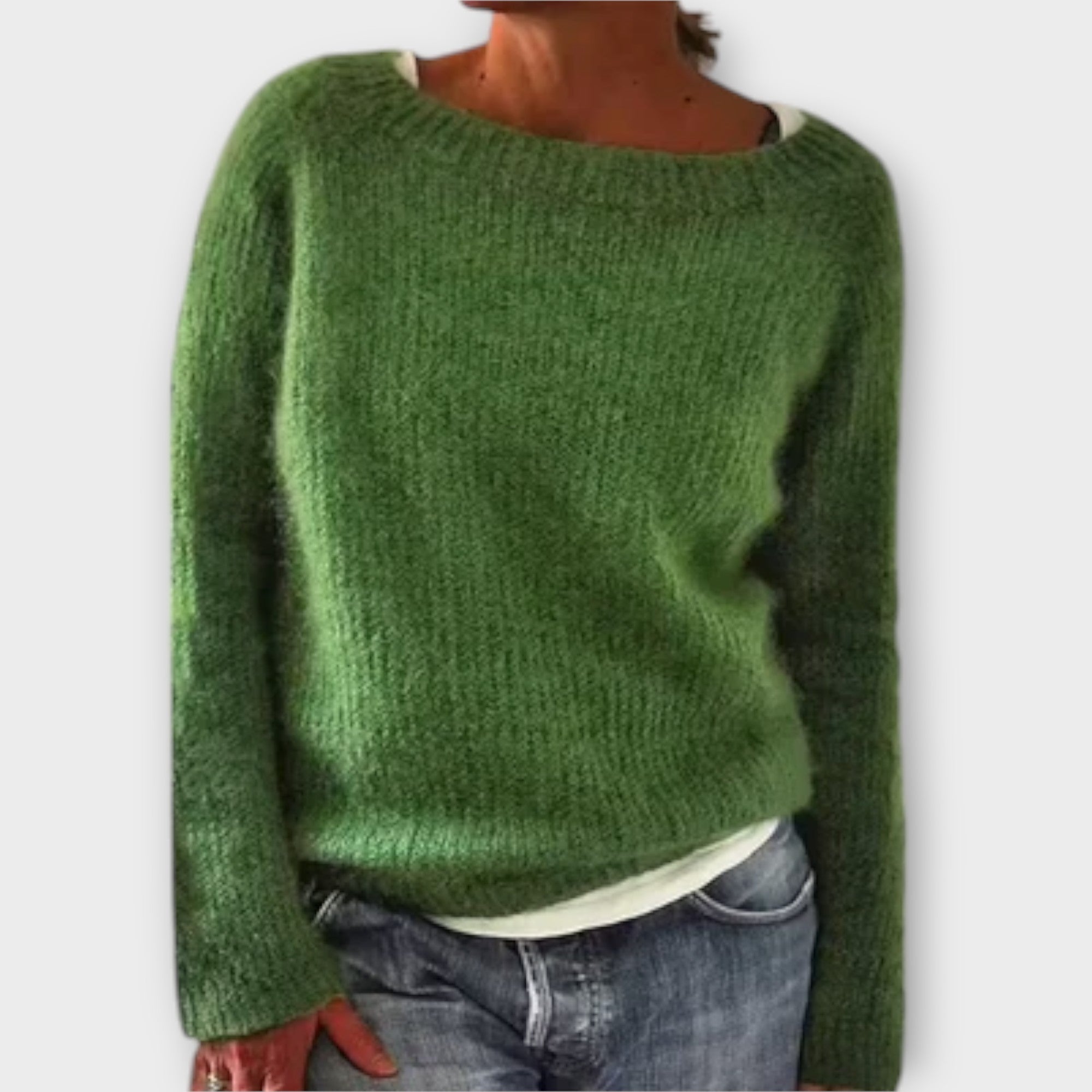 Regine – solid colored knitted sweater