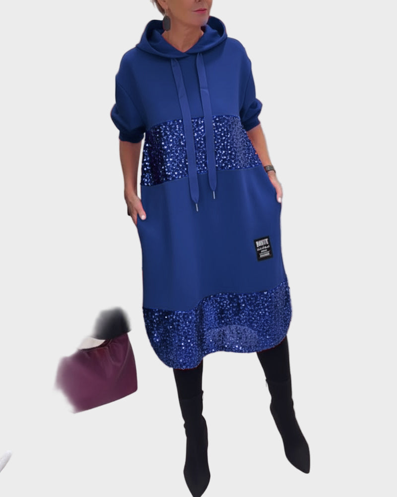 Marieta | Modern Dress with Hood and Flare