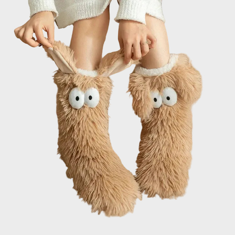 Lin - SnugglePup Fluffy House Socks