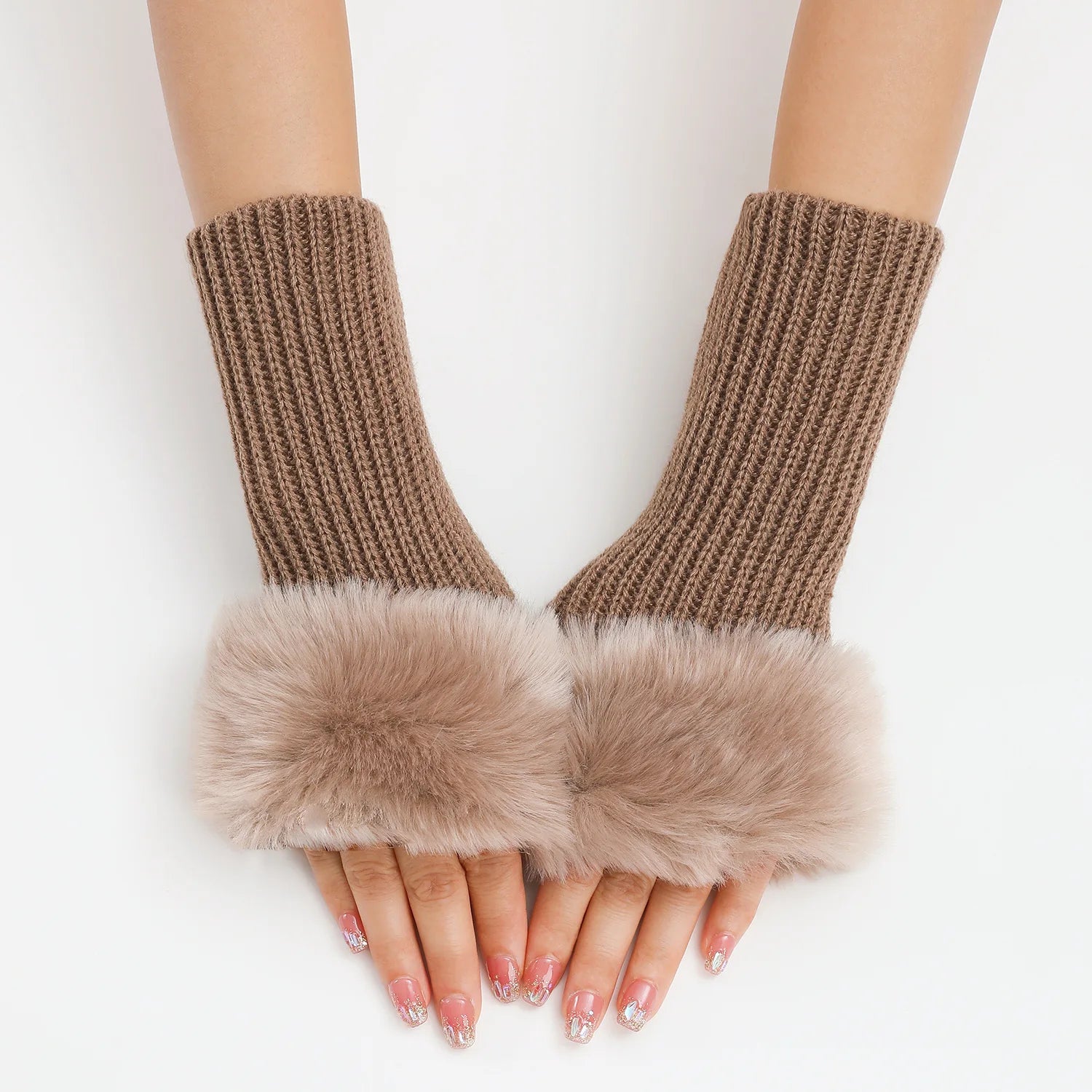 Jiria | Faux Fur Cuff Arm Warmers