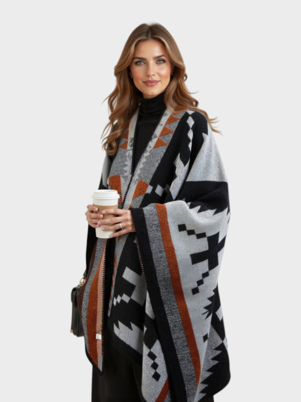 Nikita | Cozvia BreezeWrap Windproof Crochet Shawl