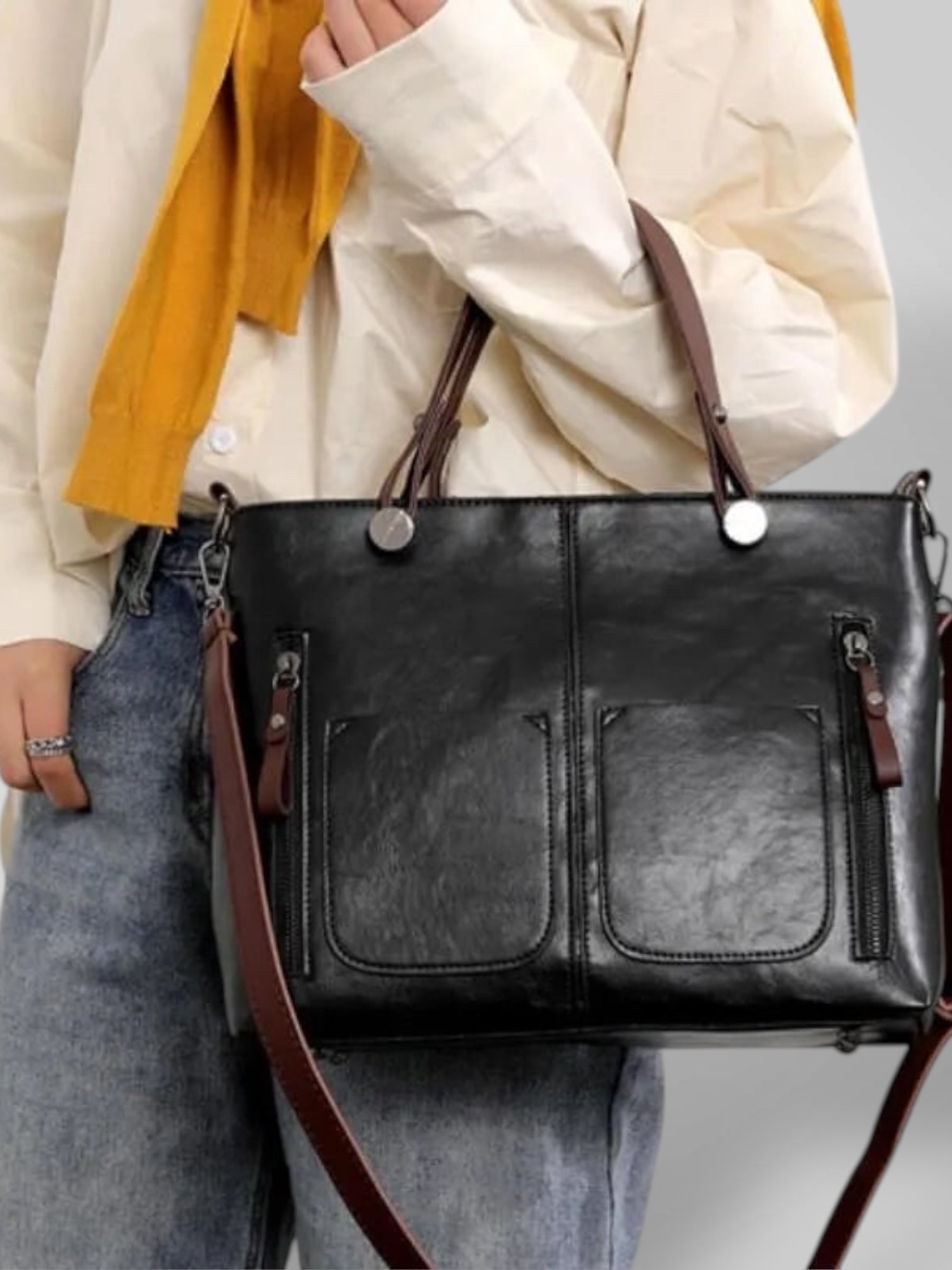 Aria | Leather Shoulder Bag