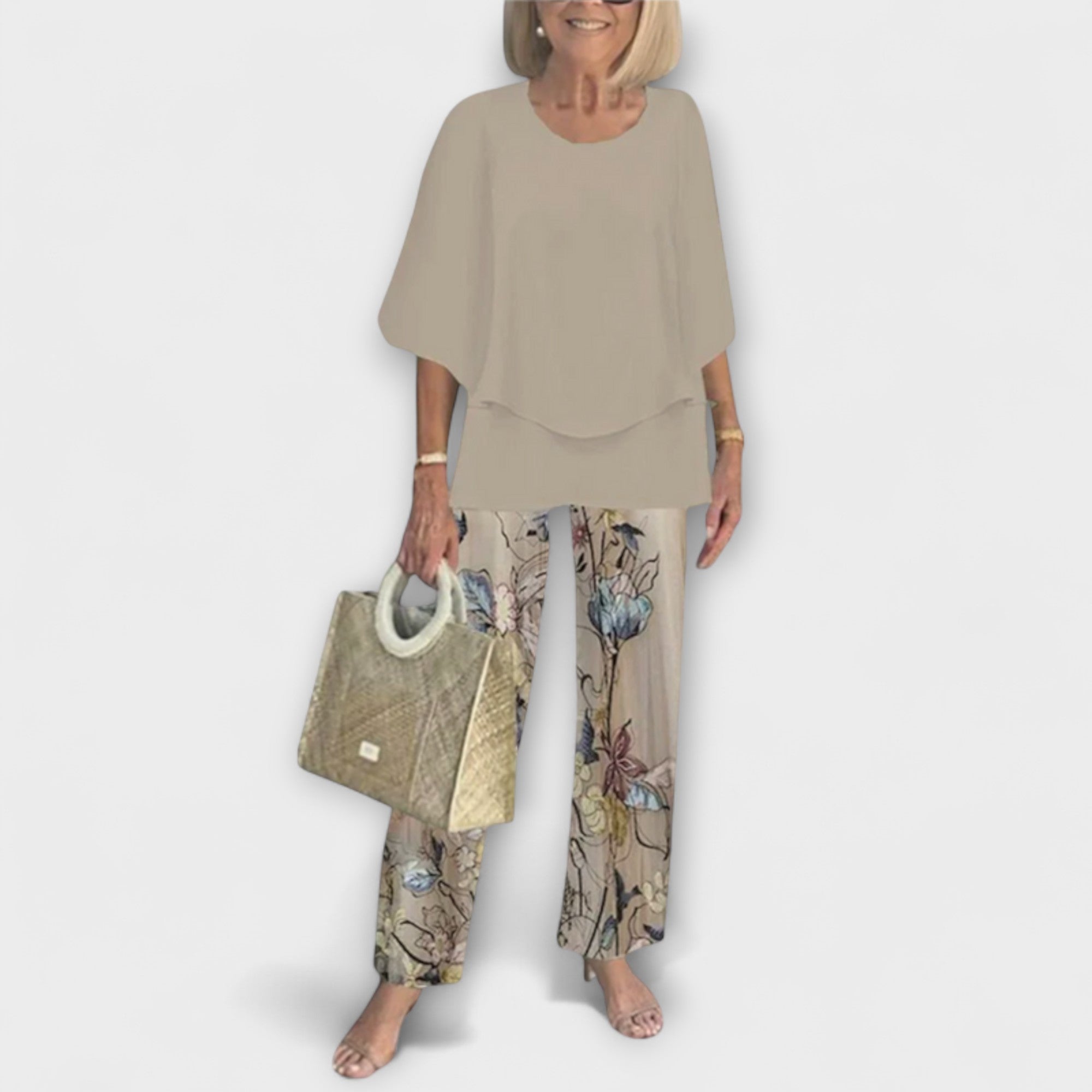 Modern Set with Comfortable Blouse and Pants