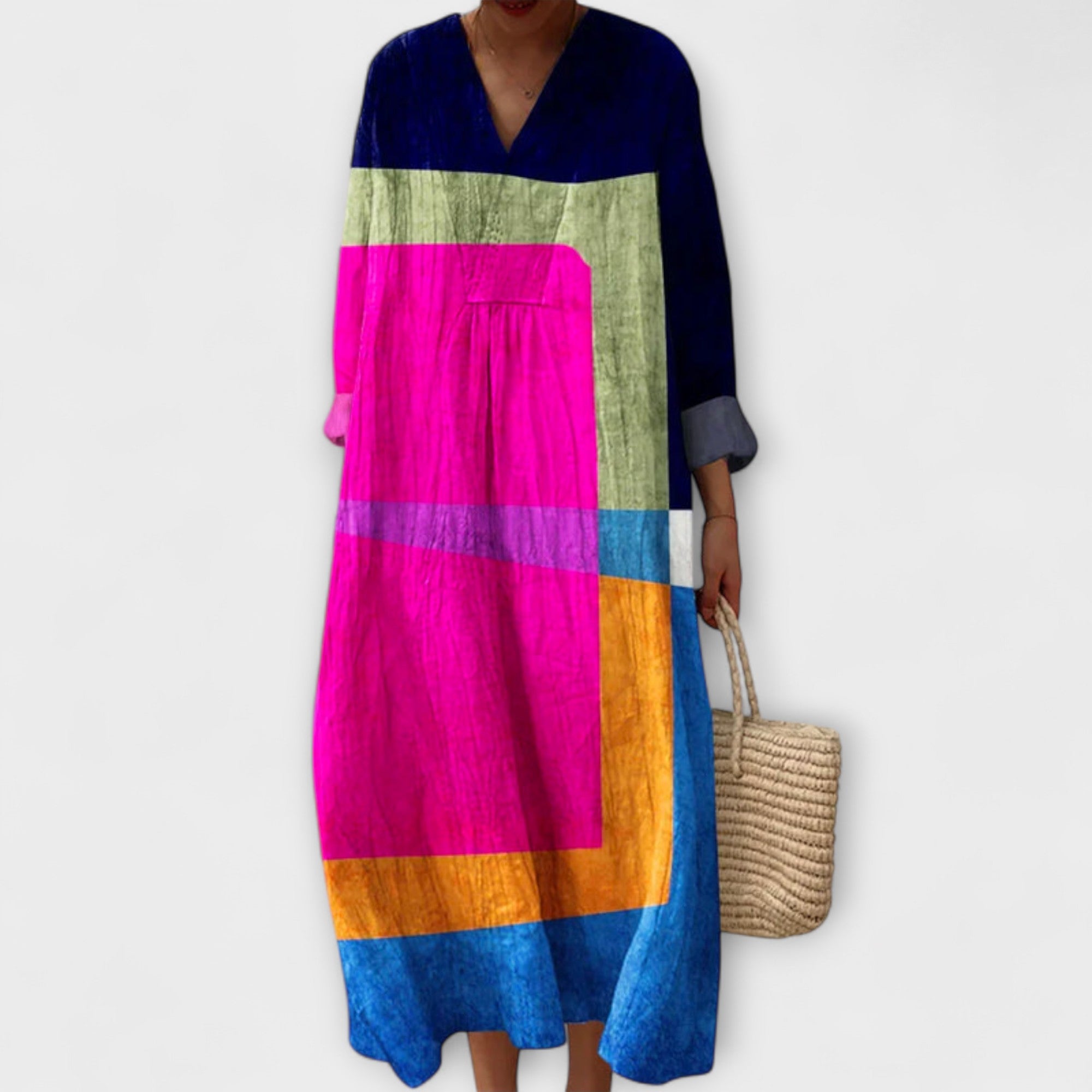 Brunhilde — Timeless Casual Cotton Blend Dress