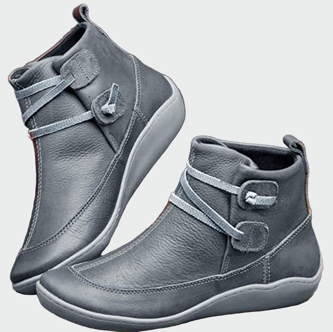 Premium orthopedic leather boots