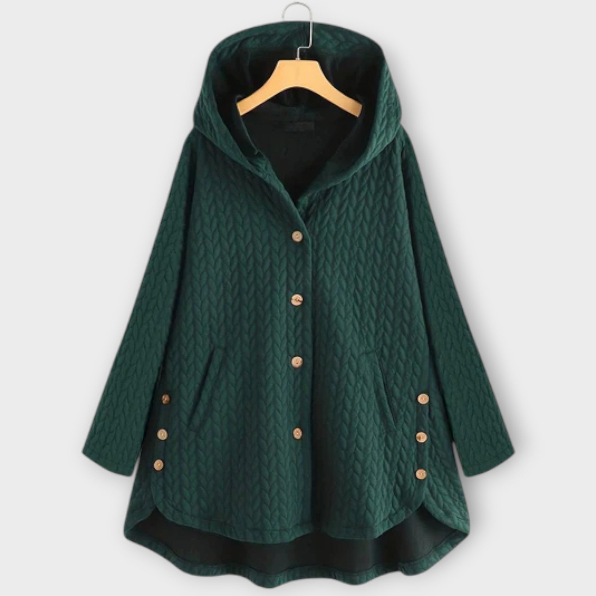 Leslie - Warm Buttoned Cardigan