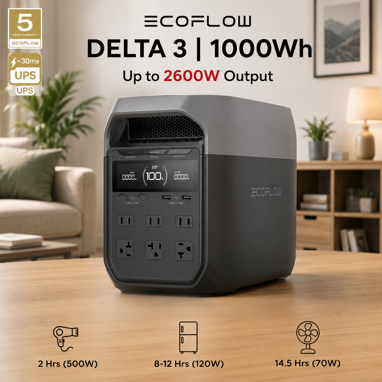 DELTA 3 Series Portable Power Station