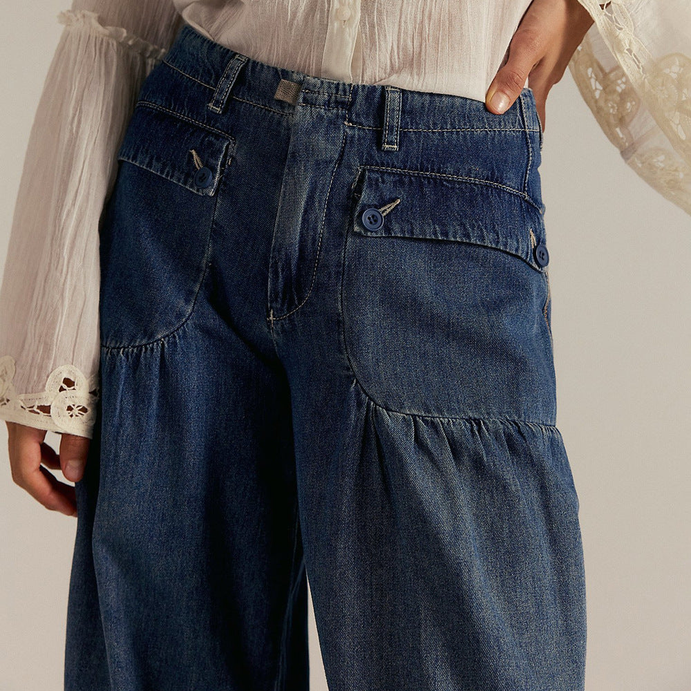 Poppy - Stylish wide-leg jeans