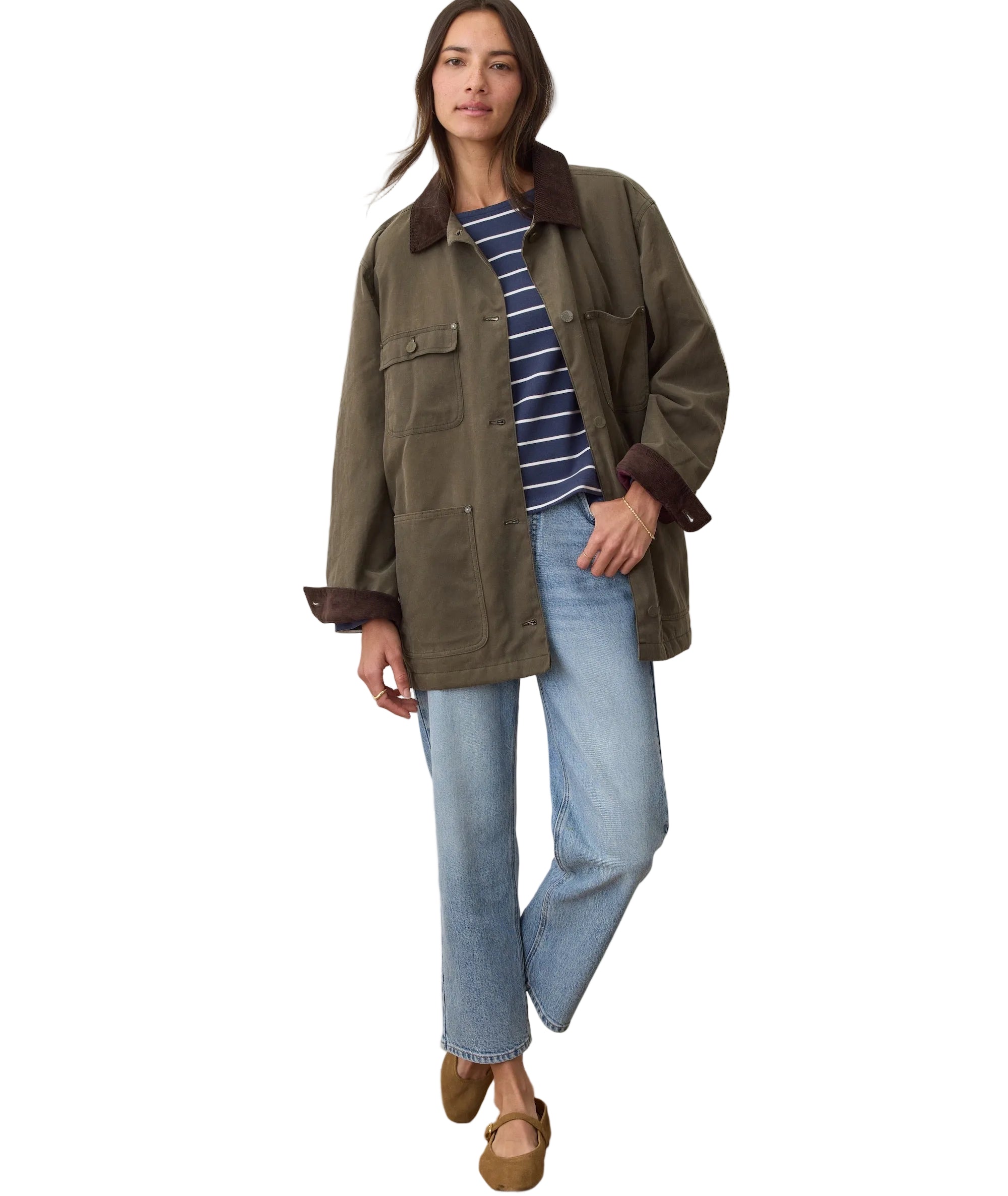 Riley | Waxed Barn Jacket