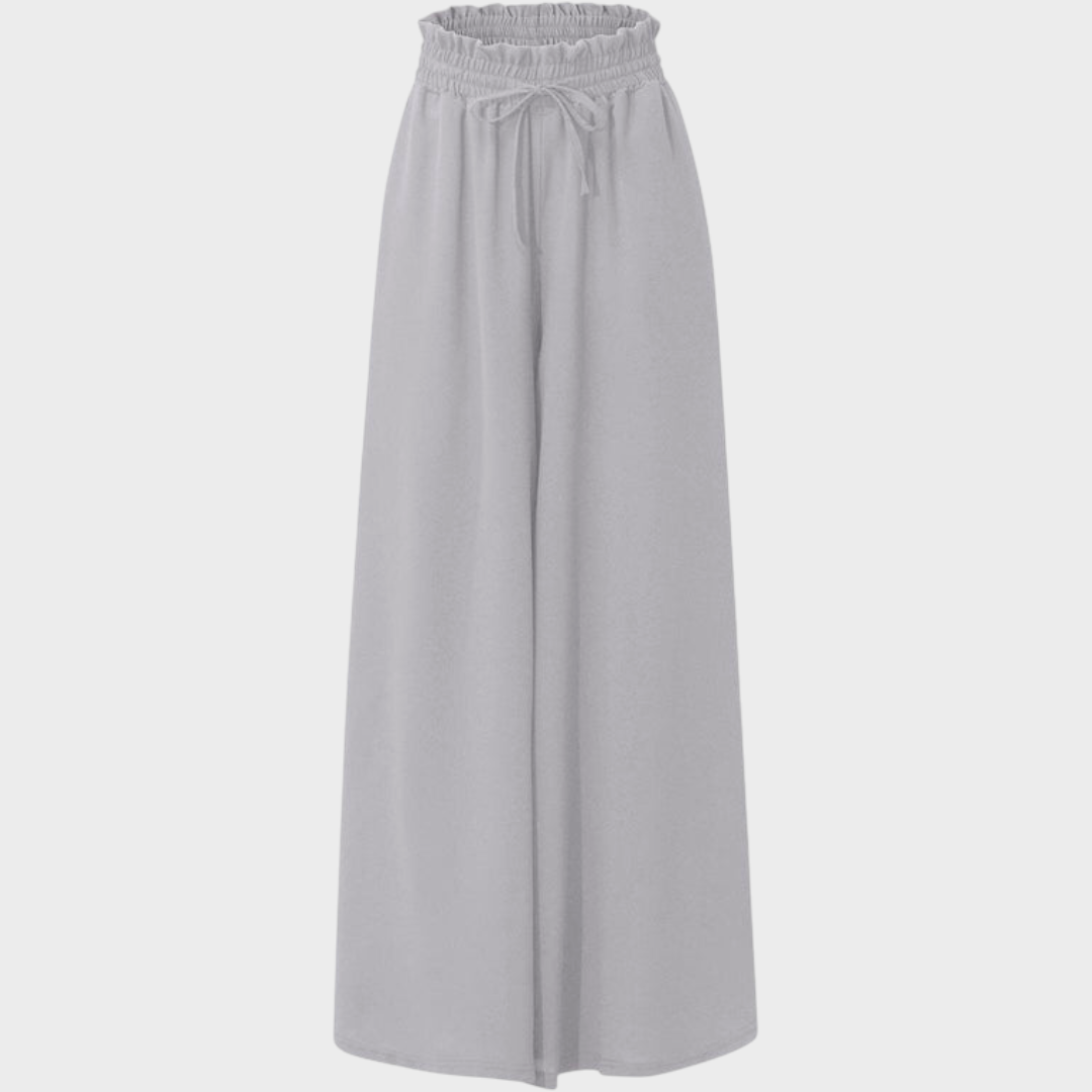 Tory | High-Waist Wide-Leg Ice Silk Pant