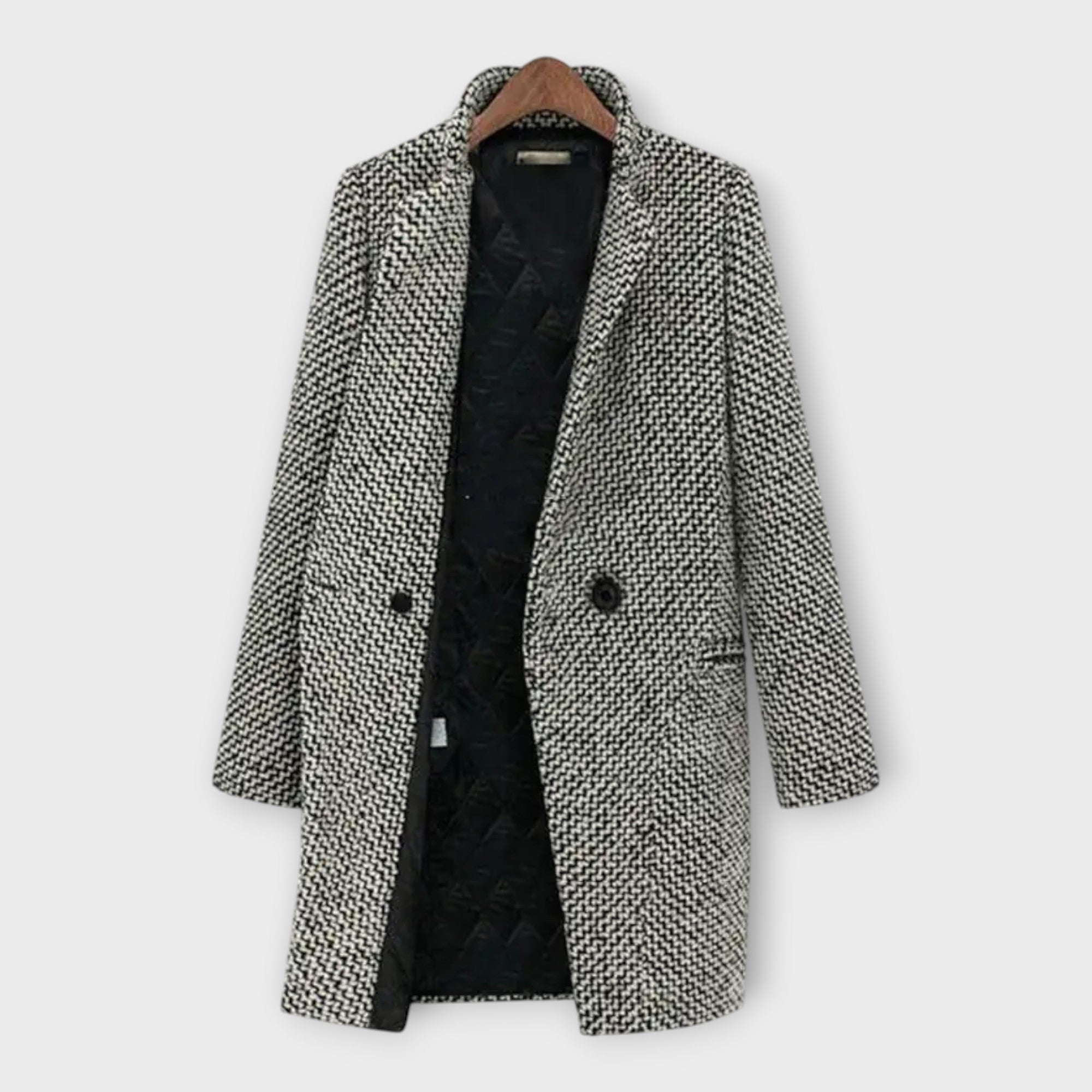 Elegant Wool Coat with Timeless Style