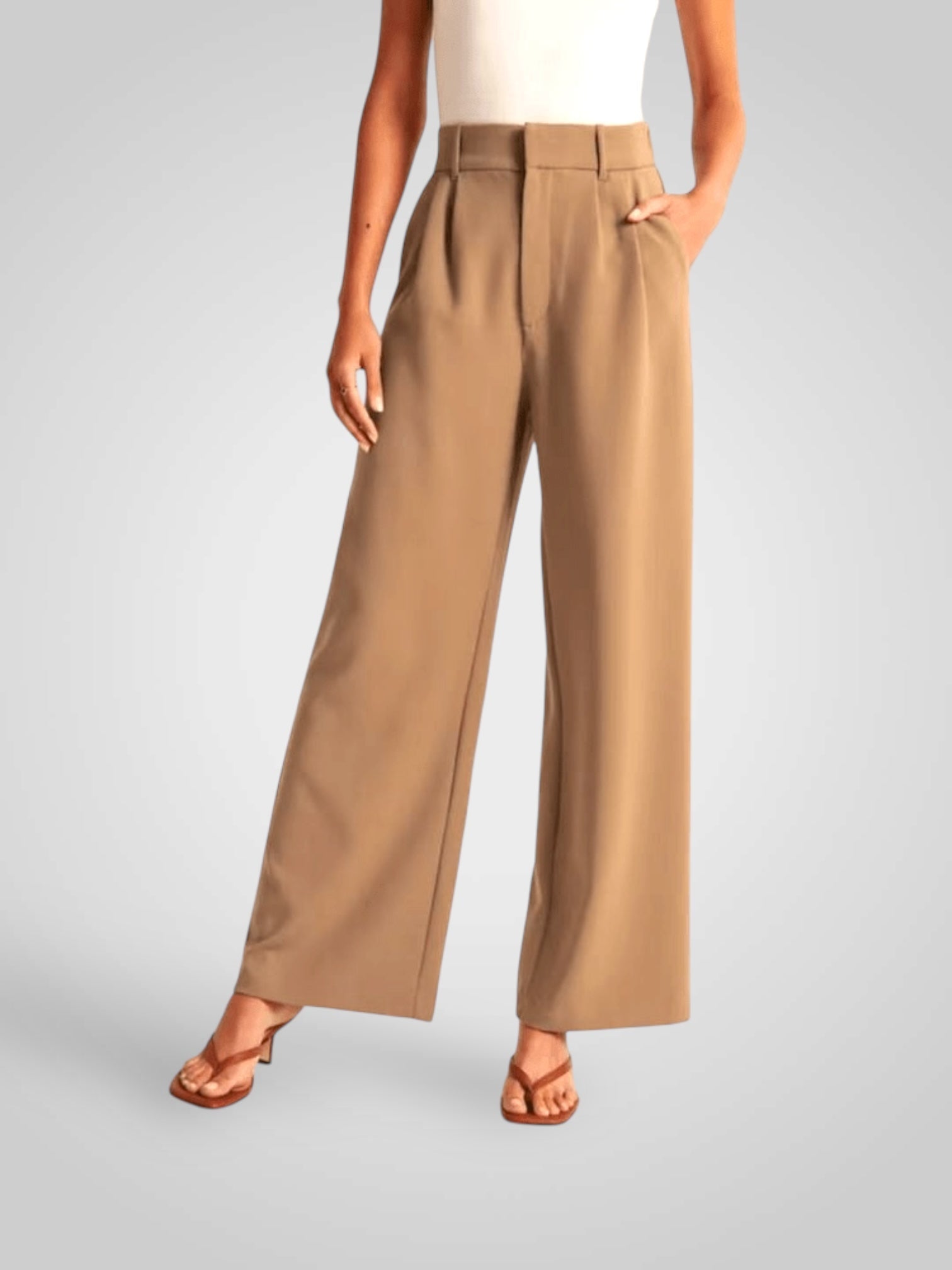 Vira | High-Waisted Wide Leg Pants