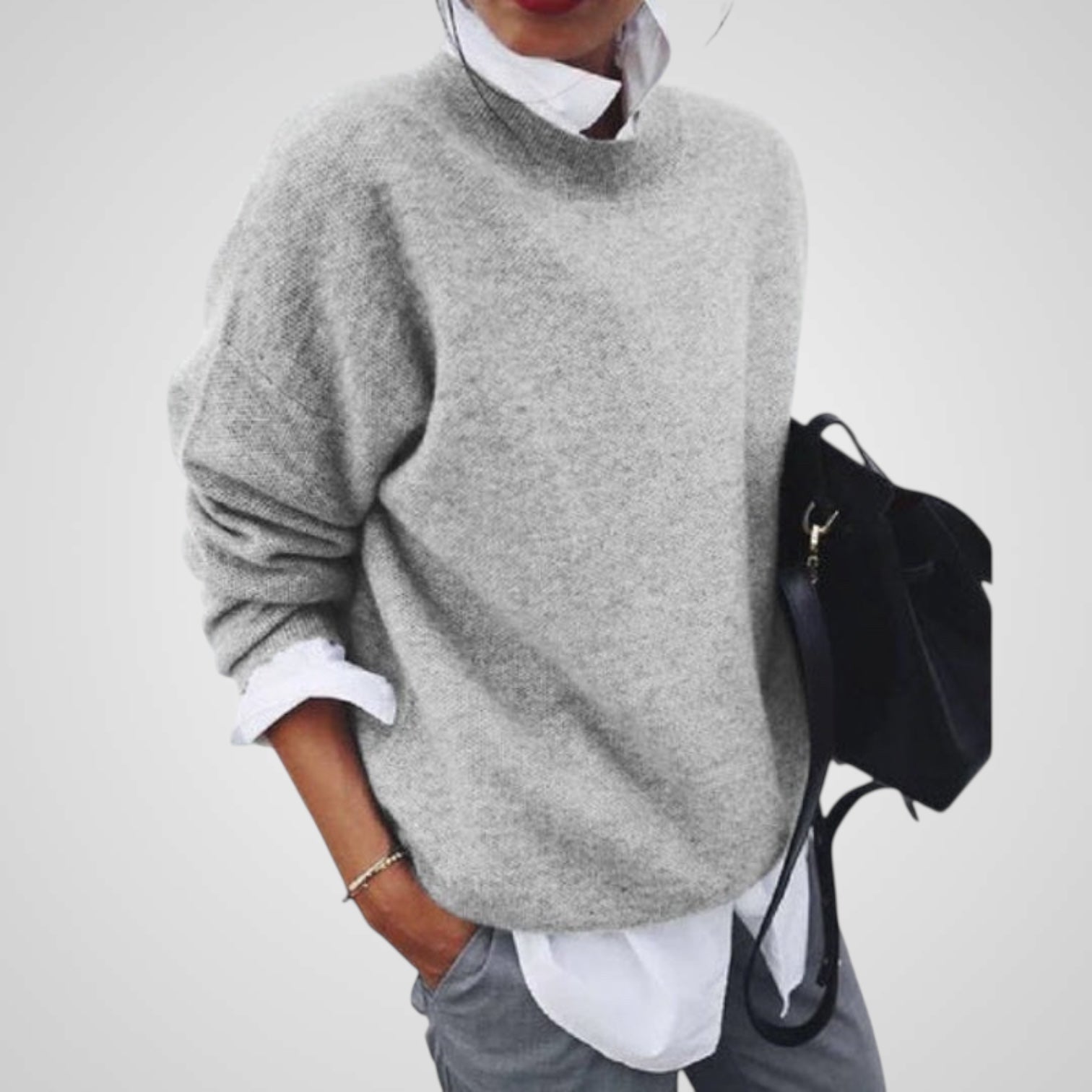 Cashmere | Casual Knitted Cashmere Sweater for Women