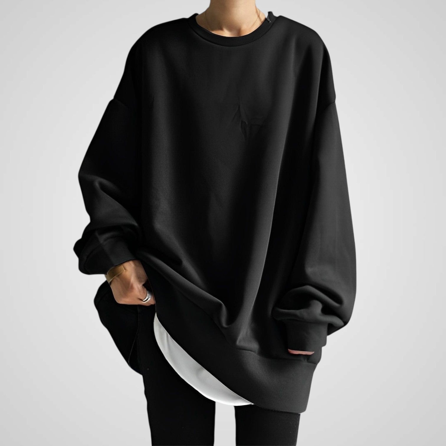Fancy | Women's Loose Pullover Sweatshirt
