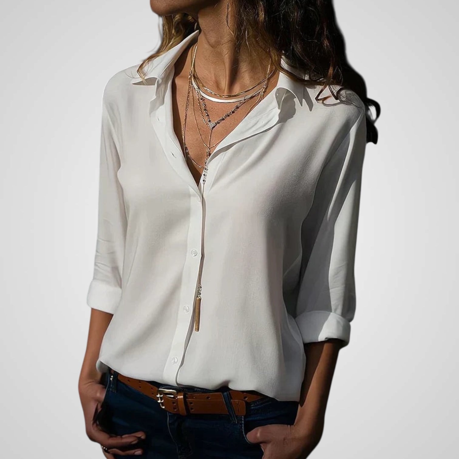 Fenna | Elegant Chiffon Blouse