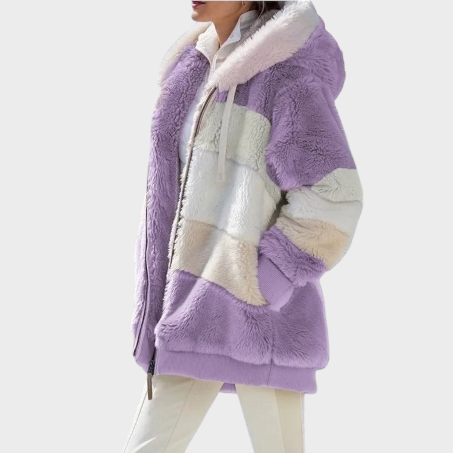 Andrea | Winter jacket with hood and zipper