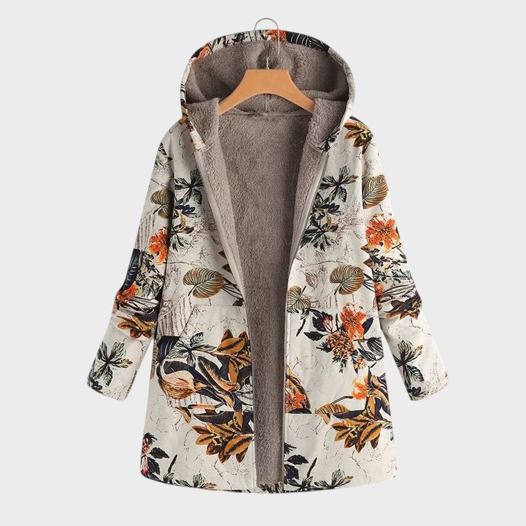 Camellia | Warm coat with fleece lining