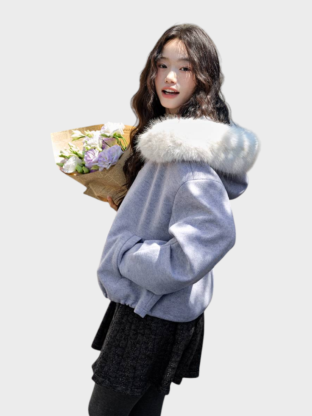 Rikke | Detachable jacket with synthetic fur