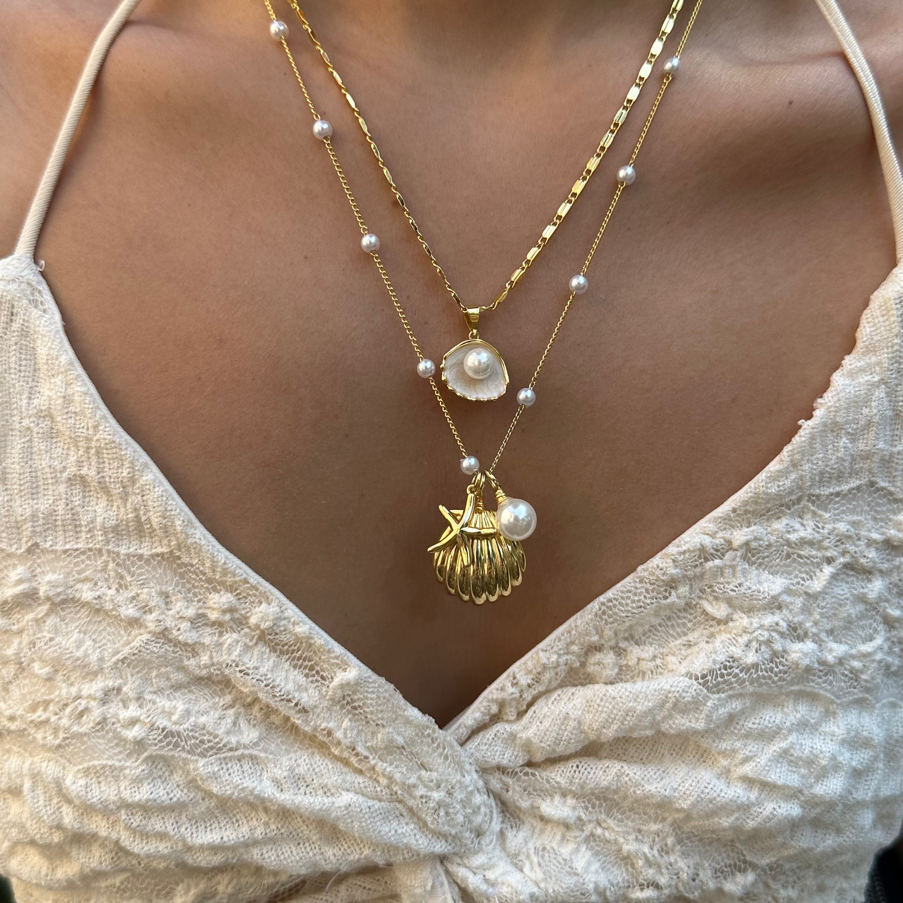 Shell Pattern Necklace