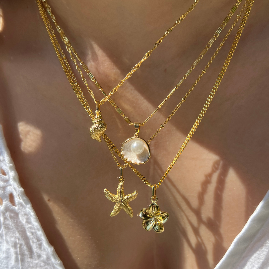 Shell Pattern Necklace