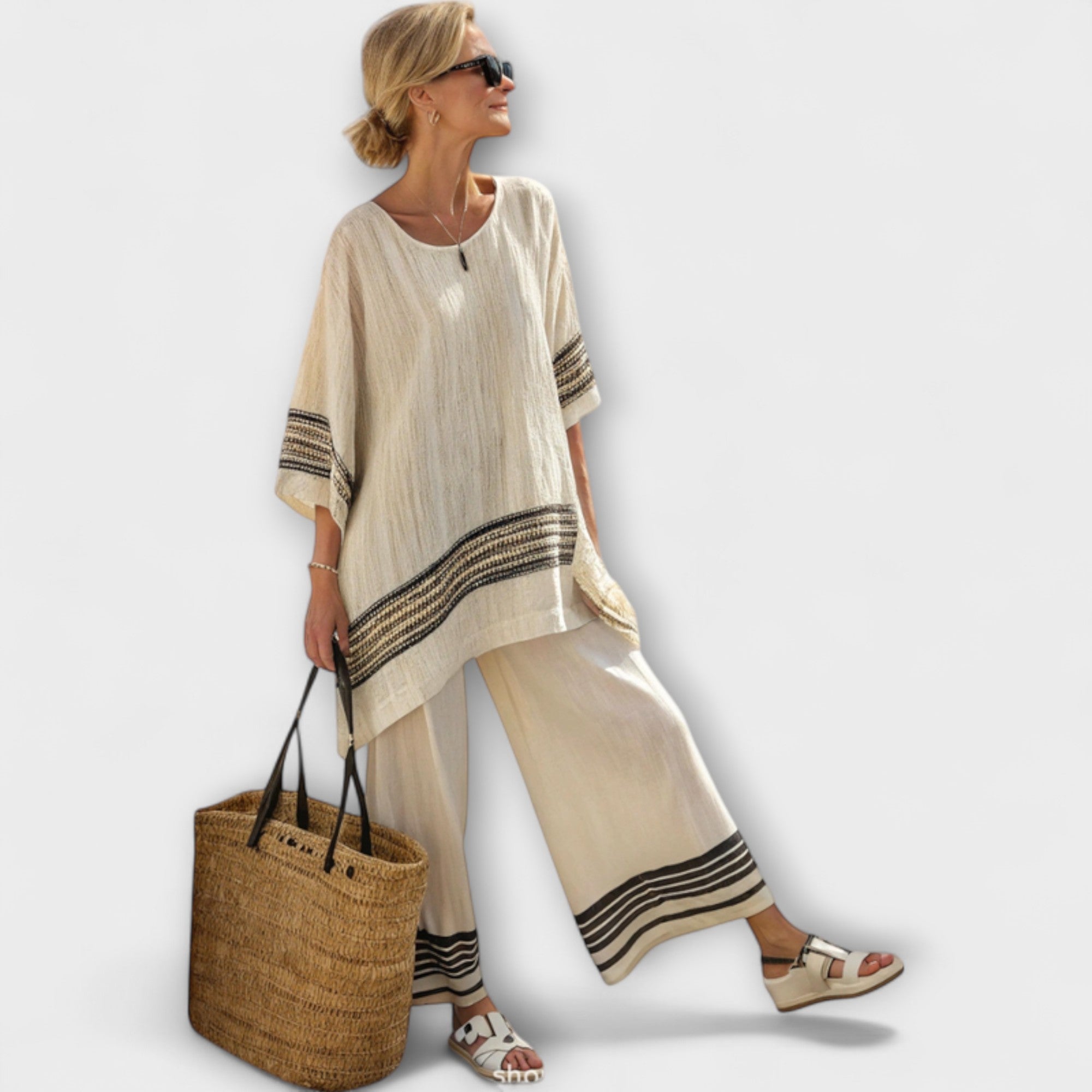 Faith - Linen ethnic set
