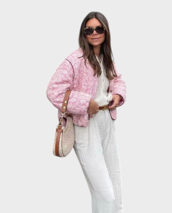 Maribel | Floral Quilted Jacket