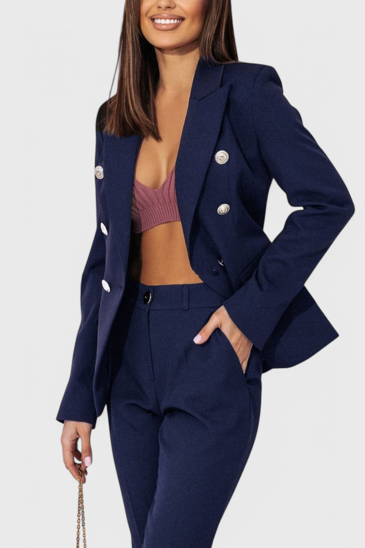 Rosalin Elegant Blazer and Pants Set