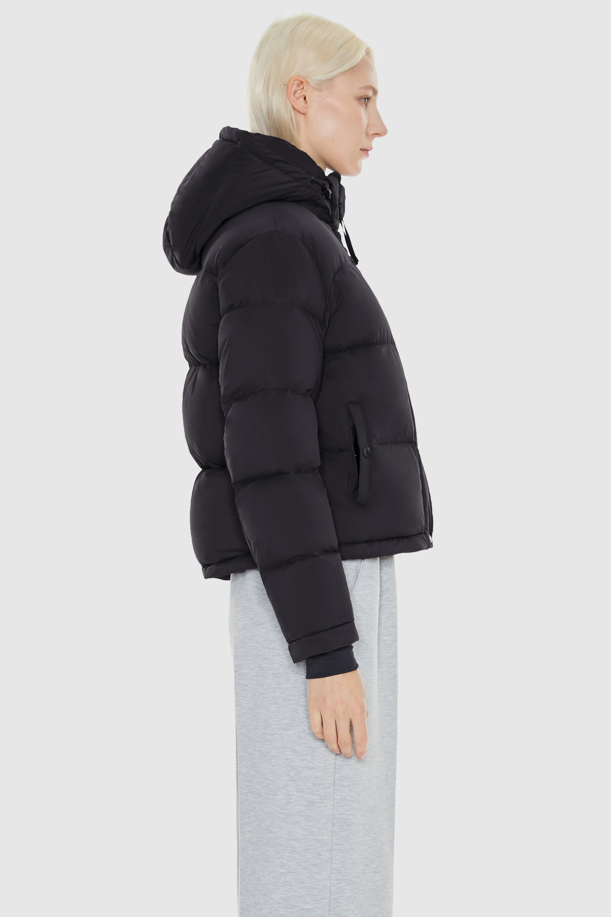 Beth - Aurora Cropped Thermal Down Puffer Jacket