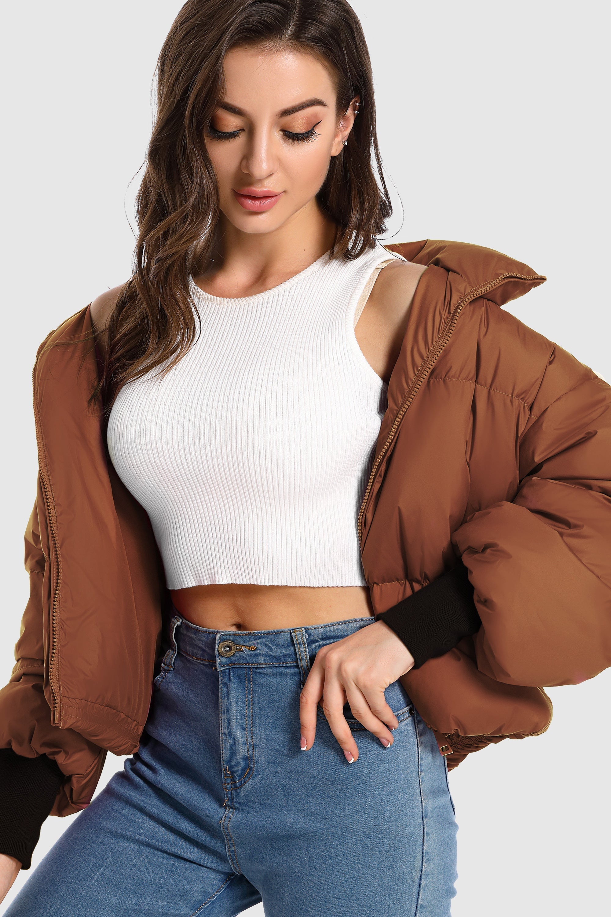 Dela |Classics Short Oversized Down Coat