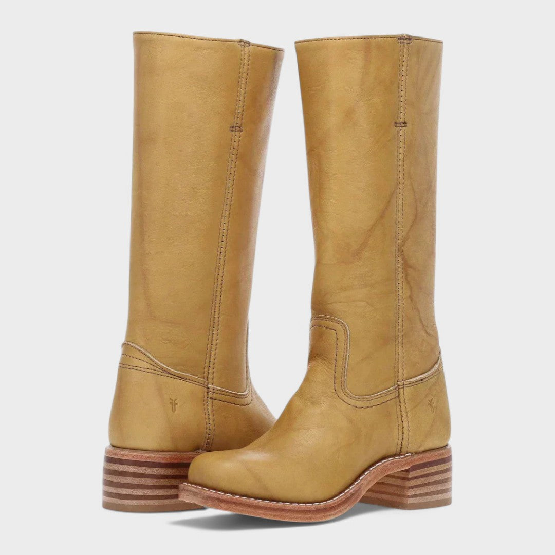 Classic High-Heeled Riding Boots