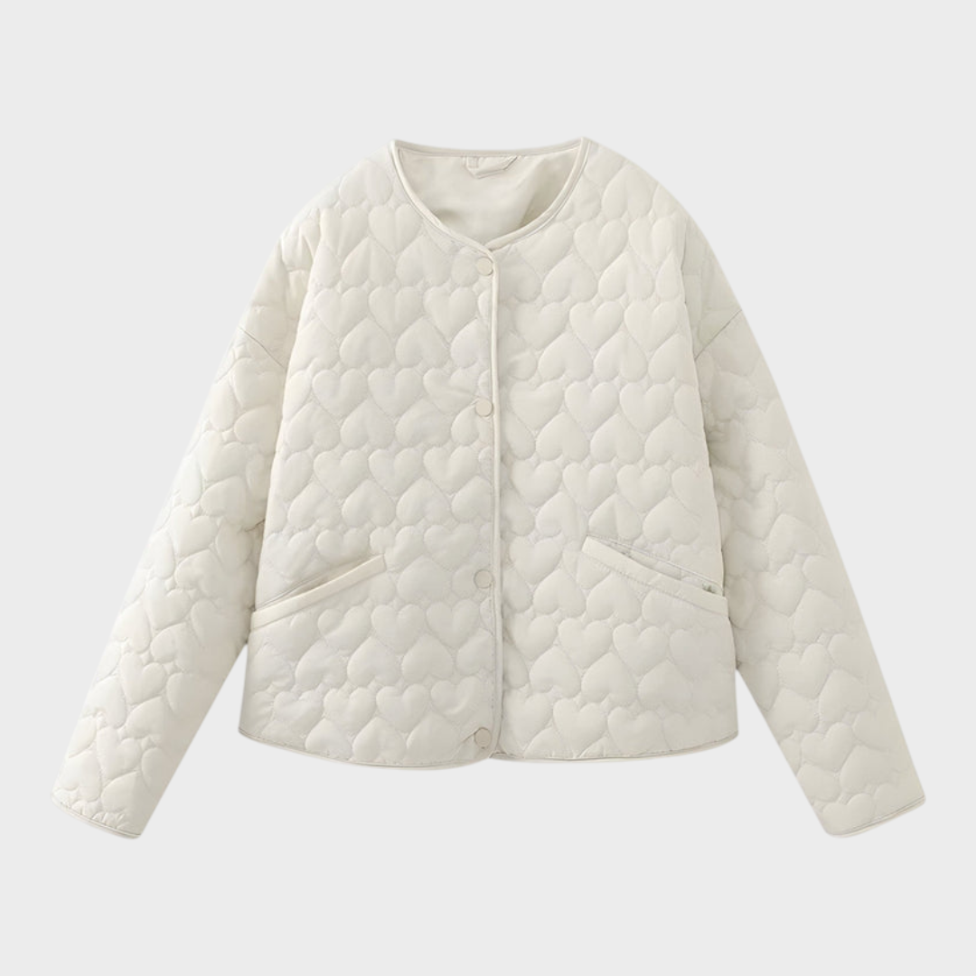 Paige | Heart Jacket with Blanket