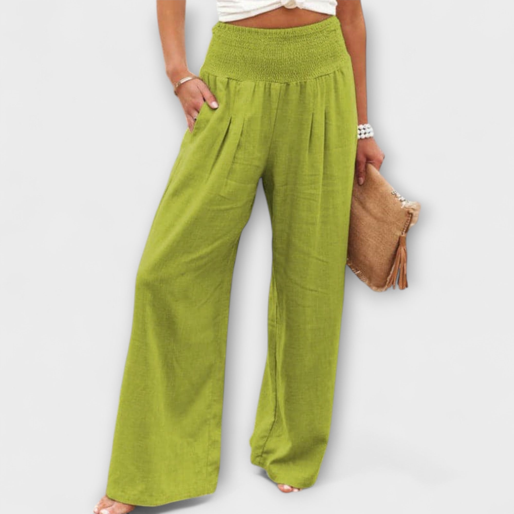 Thearya - Loose and casual linen pants