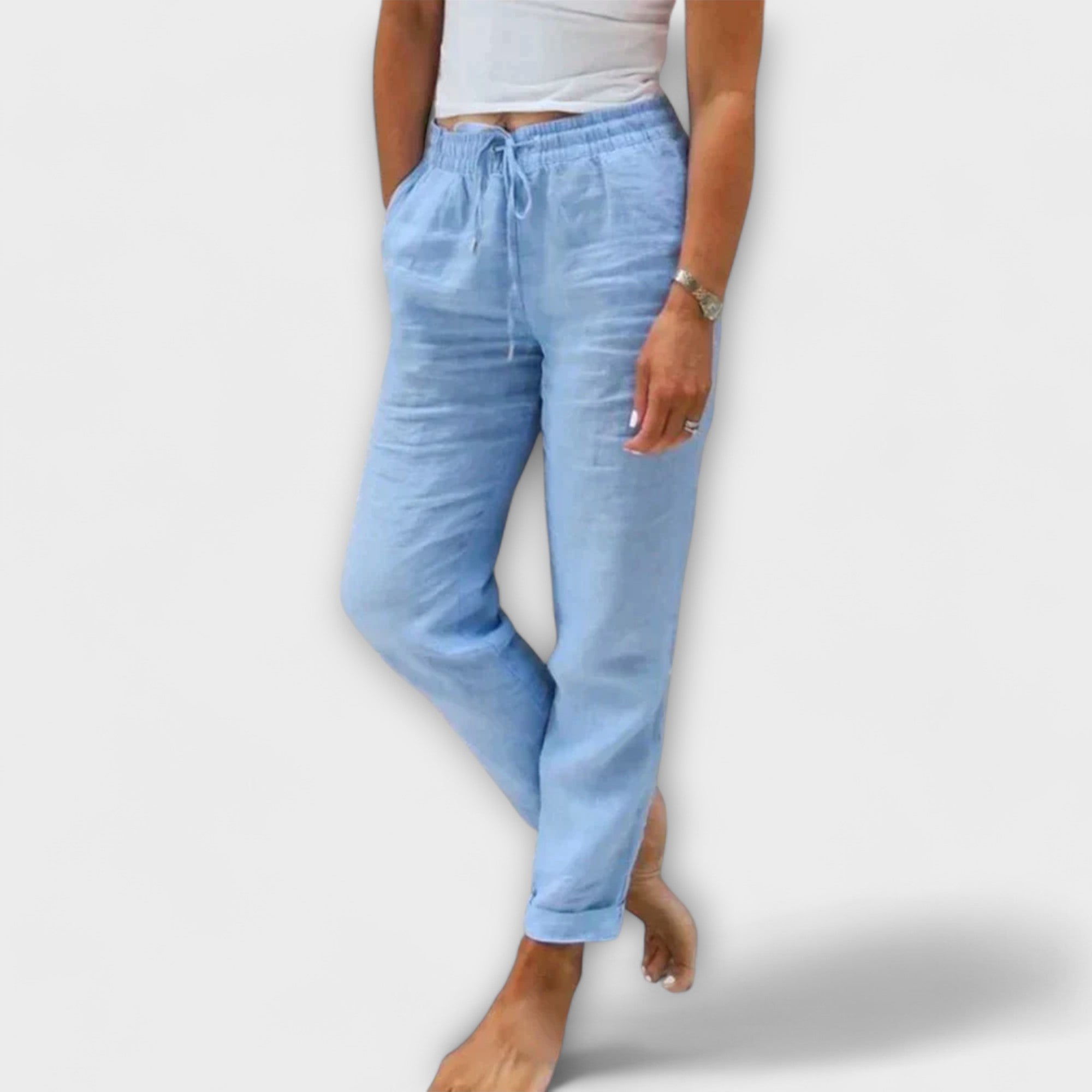Stacey - Lightweight linen pants