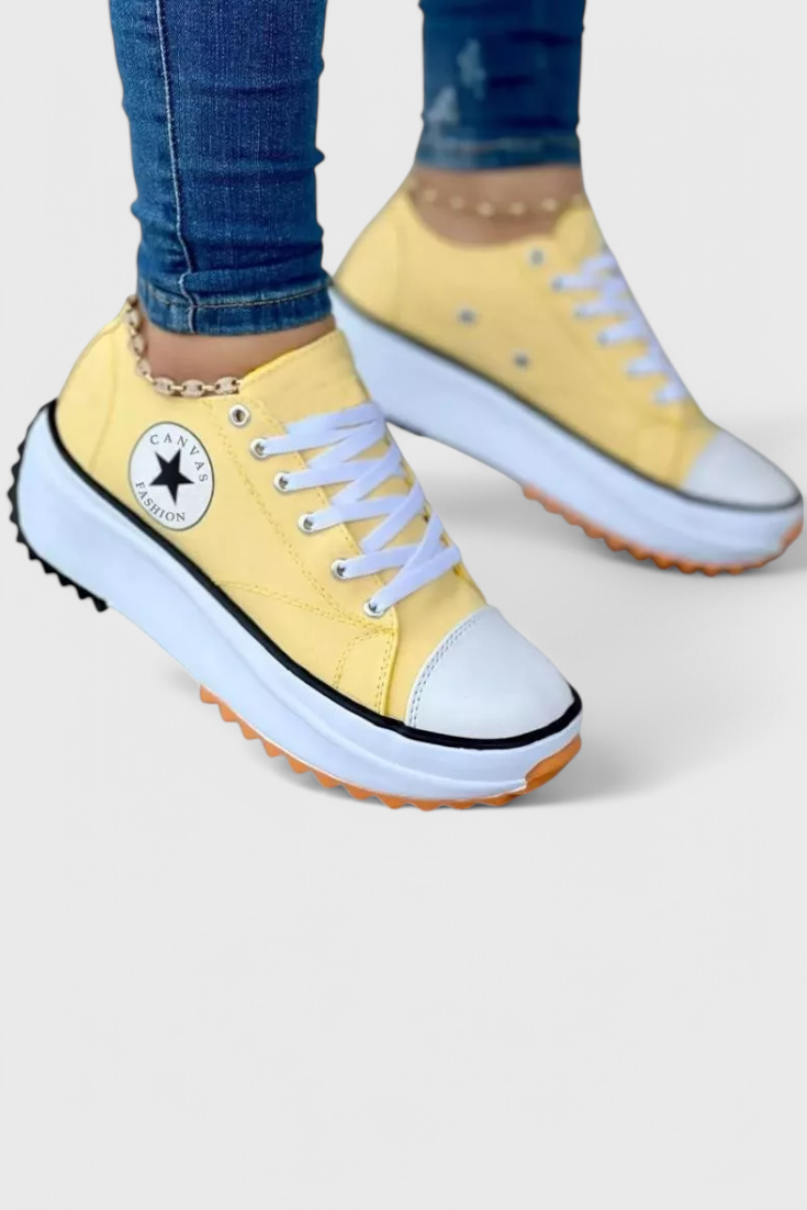 Taya Chunky Canvas Sneakers