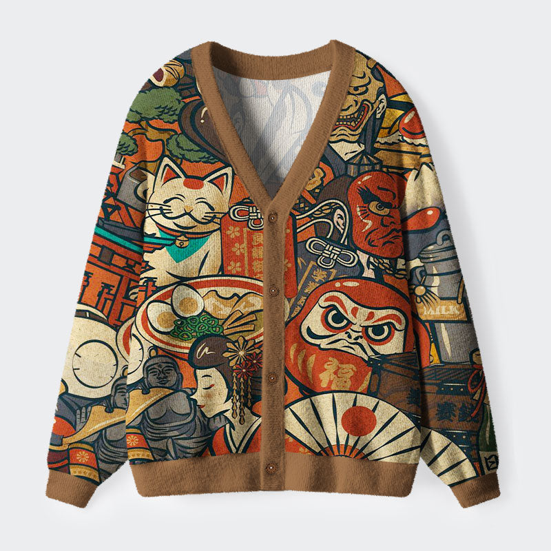 Zavi | Ugly Cardigan with Traditional Japanese Elements