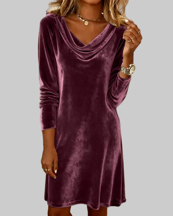 Frosina - Loose Velvet Dress