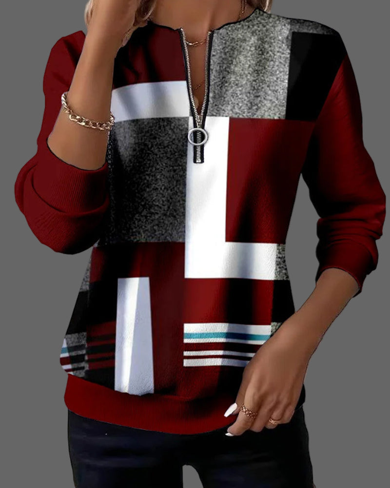 Laila | Half-zip sweatshirt