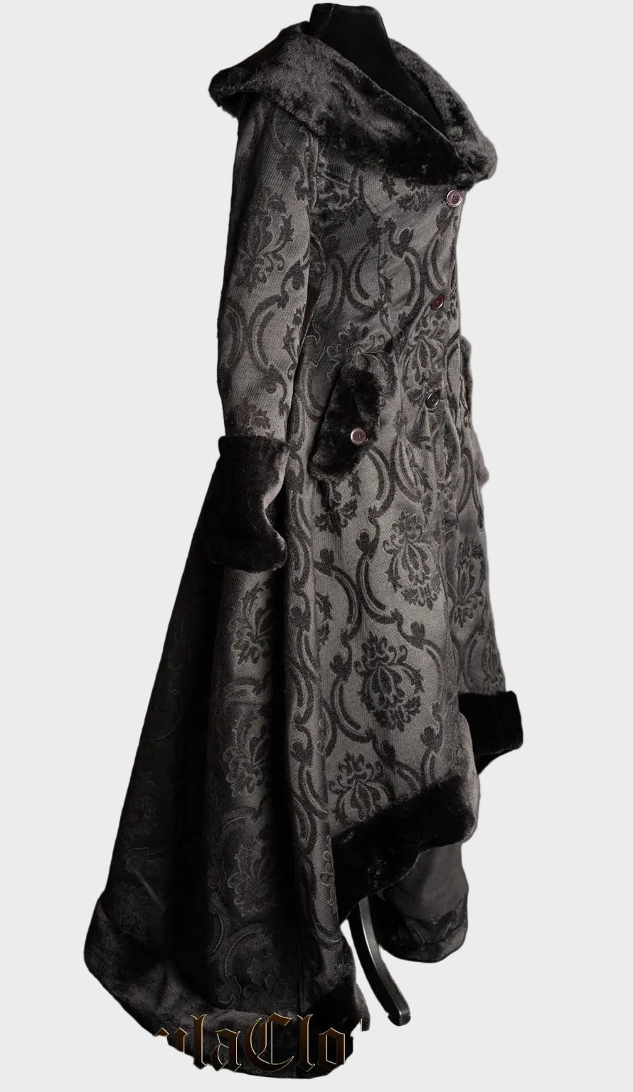 Sora | Black Pocket Winter Coat