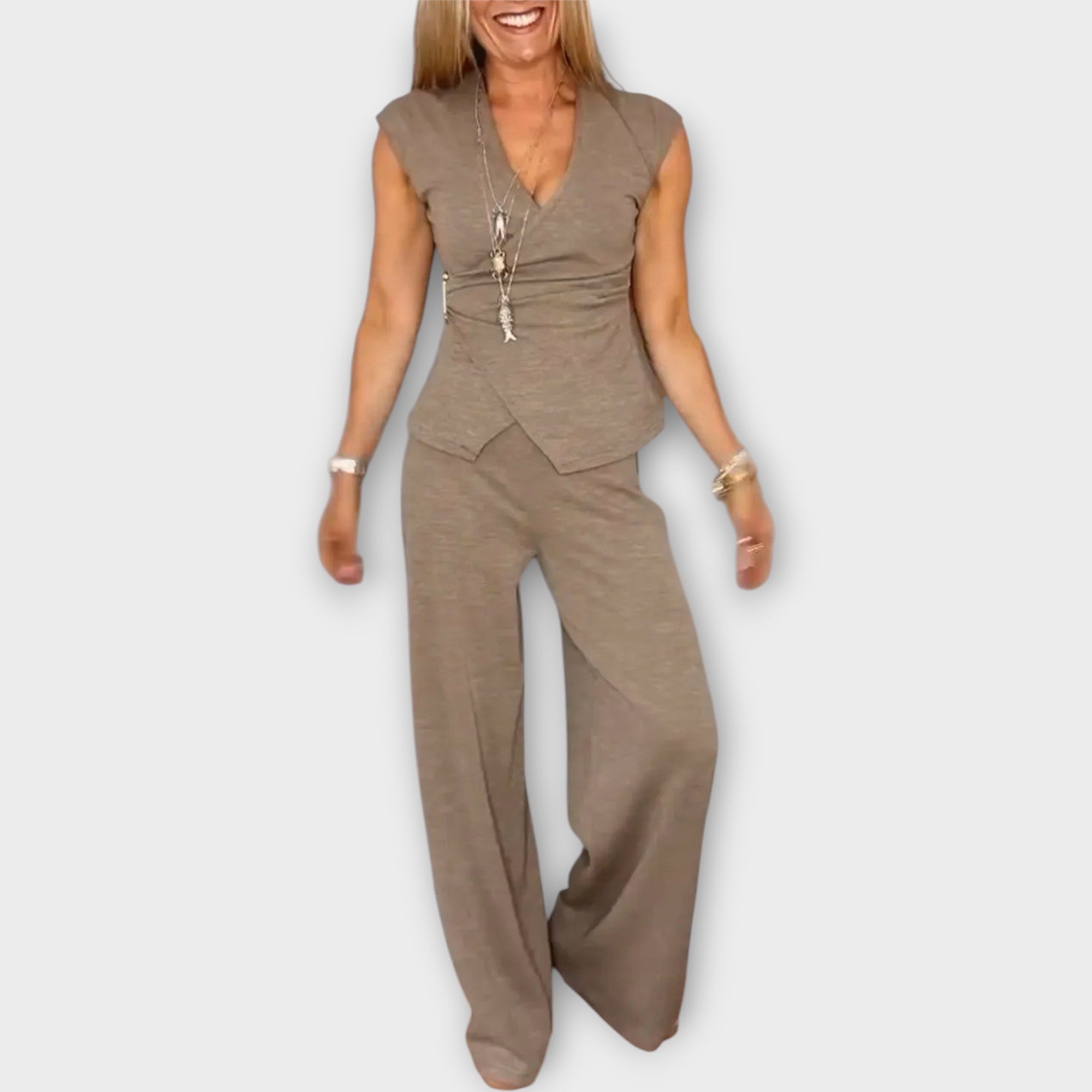 Jumpsuit with an Elegant Line