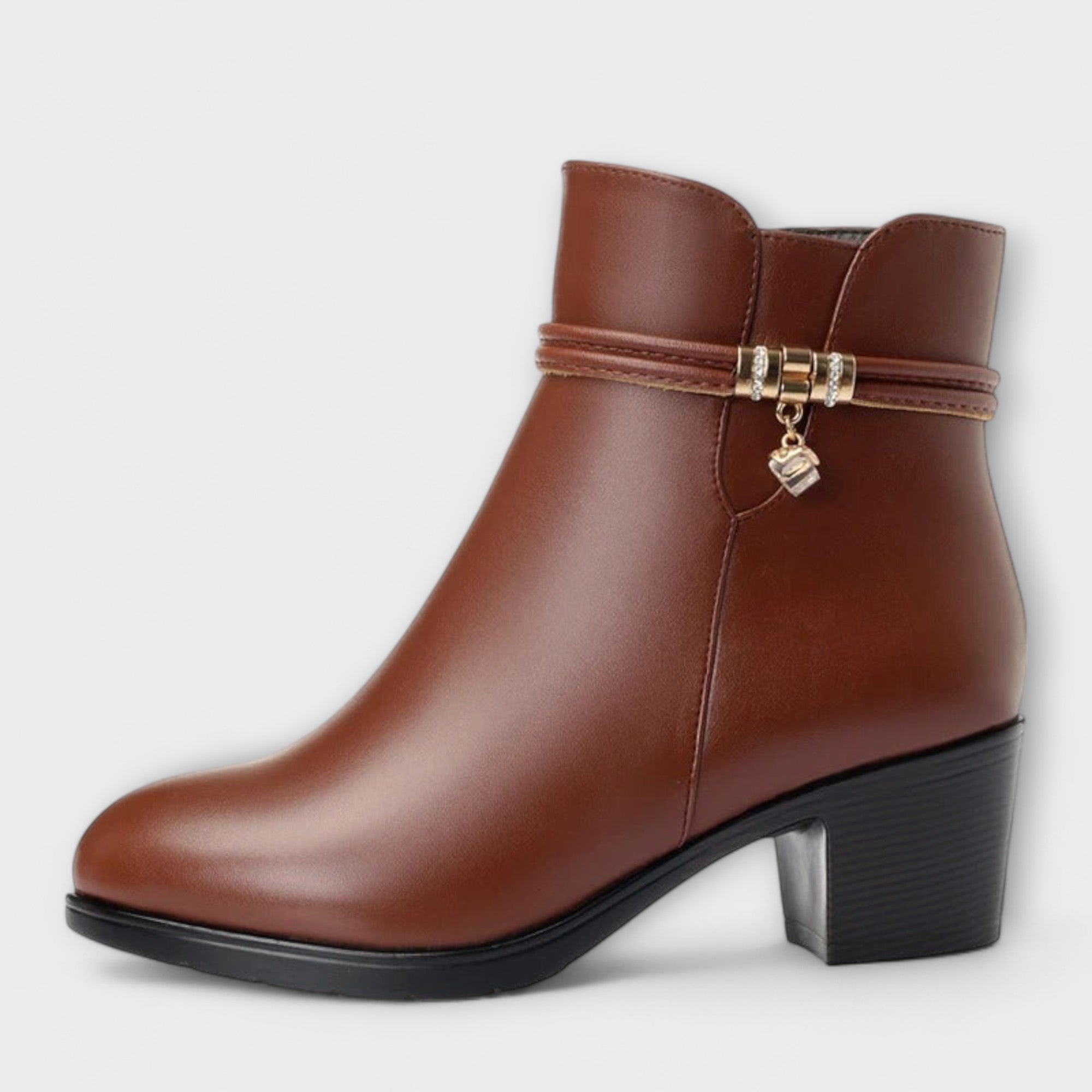 Frederica - Stylish winter boots with zipper