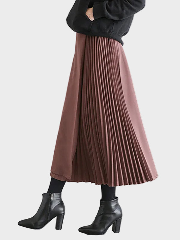 Giana | Graceful A-Line Pleated Skirt